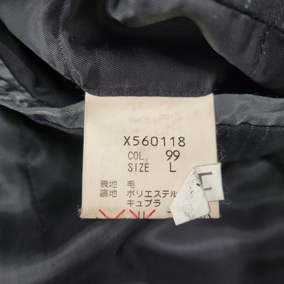 【中古品】【メンズ】 A.A.R アール STRIPE TAILORED JACKET&SLACKS PANTS ストライプ テーラードジャケット＆スラックスパンツ セットアップ 140-260222-yn-06-izu サイズ：L カラー：ブラック 万代Net店