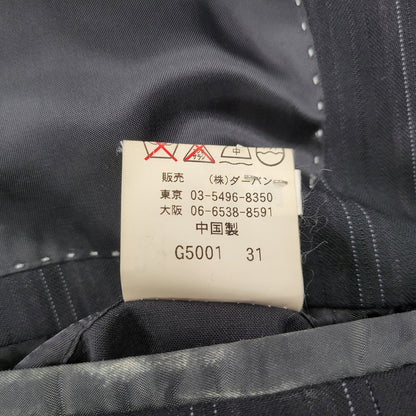 【中古品】【メンズ】 A.A.R アール STRIPE TAILORED JACKET&SLACKS PANTS ストライプ テーラードジャケット＆スラックスパンツ セットアップ 140-260222-yn-06-izu サイズ：L カラー：ブラック 万代Net店