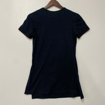 【中古品】【レディース】 PRINT S/S TEE プリント ショートスリーブ Tシャツ 半袖 トップス 168-260228-as-04-izu サイズ：M カラー：ネイビー 万代Net店
