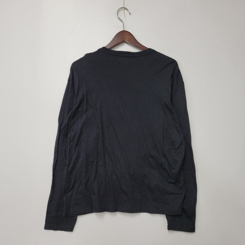 【現状渡し品】【メンズ】 JUNIOR GAULTIER ジュニア ゴルチエ 90S PRINT L S TEE プリント Tシャツ 長袖 トップス 141-260222-yn-04-izu サイズ：40 カラー：ブラック 万代Net店