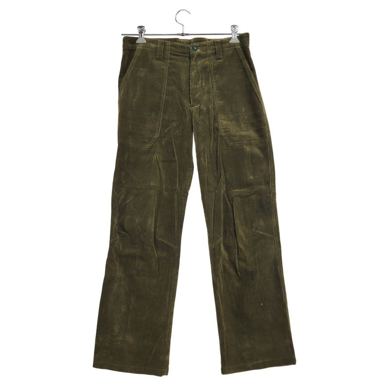 【中古品】【メンズ】 GIMMICK CORDUROY PANTS 1P-0121 ギミック コーデュロイ パンツ ボトムス 151-260223-as-36-izu カラー：カーキ系 万代Net店