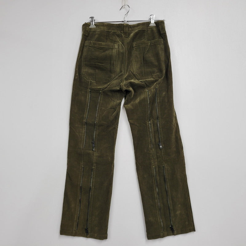【中古品】【メンズ】 GIMMICK CORDUROY PANTS 1P-0121 ギミック コーデュロイ パンツ ボトムス 151-260223-as-36-izu カラー：カーキ系 万代Net店