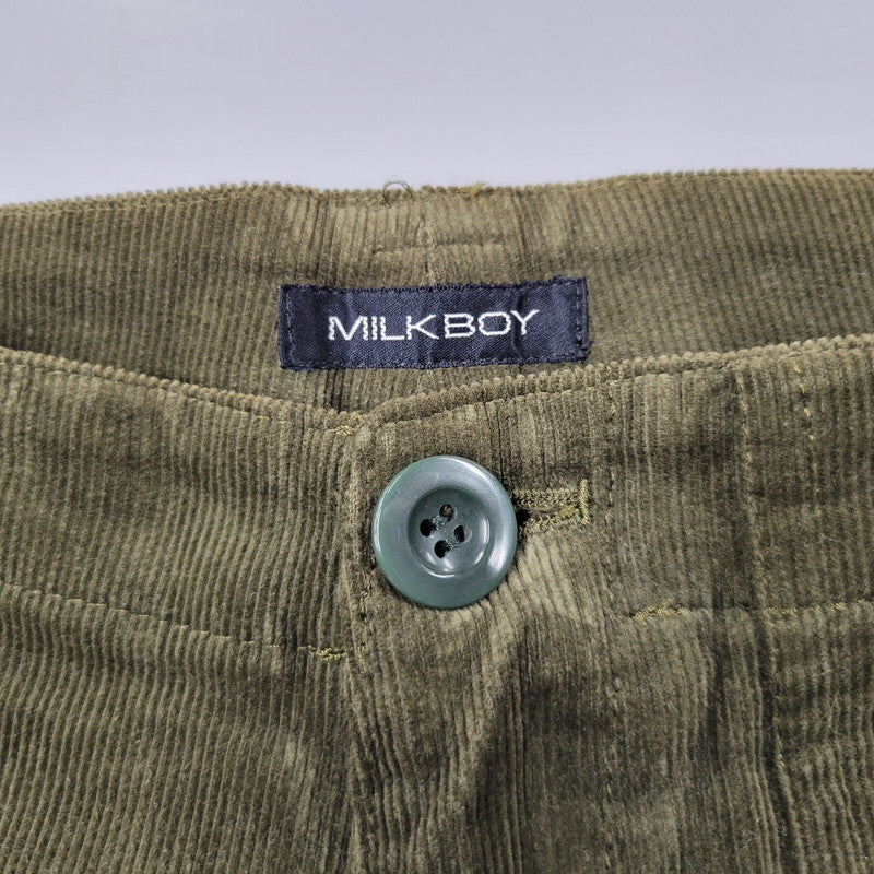 【中古品】【メンズ】 GIMMICK CORDUROY PANTS 1P-0121 ギミック コーデュロイ パンツ ボトムス 151-260223-as-36-izu カラー：カーキ系 万代Net店