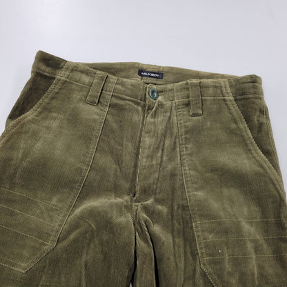 【中古品】【メンズ】 GIMMICK CORDUROY PANTS 1P-0121 ギミック コーデュロイ パンツ ボトムス 151-260223-as-36-izu カラー：カーキ系 万代Net店
