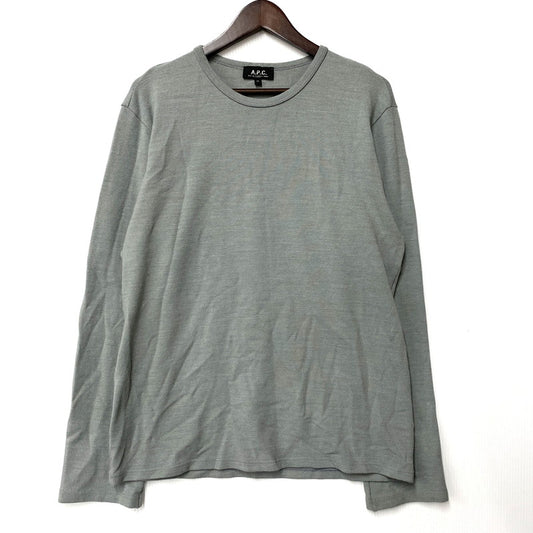 【中古品】【メンズ】 ACRYLIC CUT AND SEWN アクリル カットソー 長袖 トップス 141-260228-as-05-izu サイズ：M カラー：グレー系 万代Net店