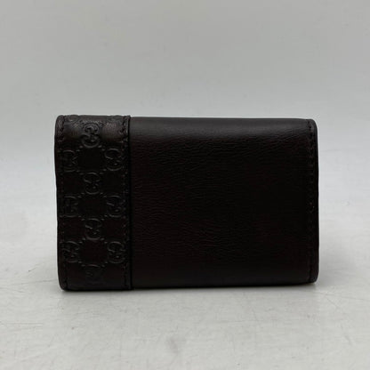 【中古品】【メンズ/レディース】 256433 グッチシマ 6連 KEY CASE キーケース 181-260224-cs-15-izu カラー：ダークブラウン 万代Net店