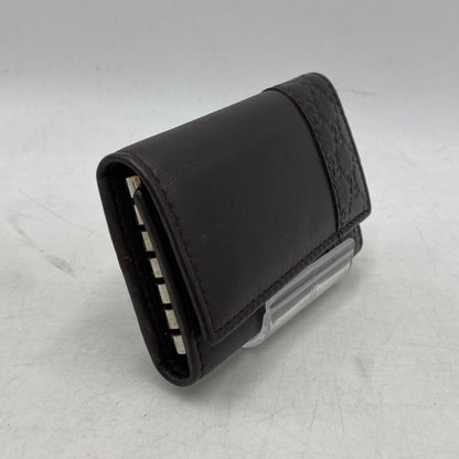 【中古品】【メンズ/レディース】 256433 グッチシマ 6連 KEY CASE キーケース 181-260224-cs-15-izu カラー：ダークブラウン 万代Net店