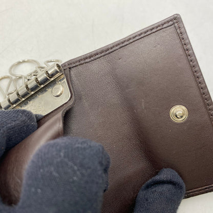 【中古品】【メンズ/レディース】 256433 グッチシマ 6連 KEY CASE キーケース 181-260224-cs-15-izu カラー：ダークブラウン 万代Net店