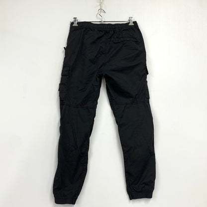 【中古品】【メンズ】 K2S153100031S0010 国内正規 GARMENT-DYED TAPERED CARGO JOGGER PANTS ガーメントダイド テーパード カーゴ ジョガーパンツ ズボン ボトムス 152-260221-ya-07-izu サイズ：W32 カラー：BLACK 万代Net店