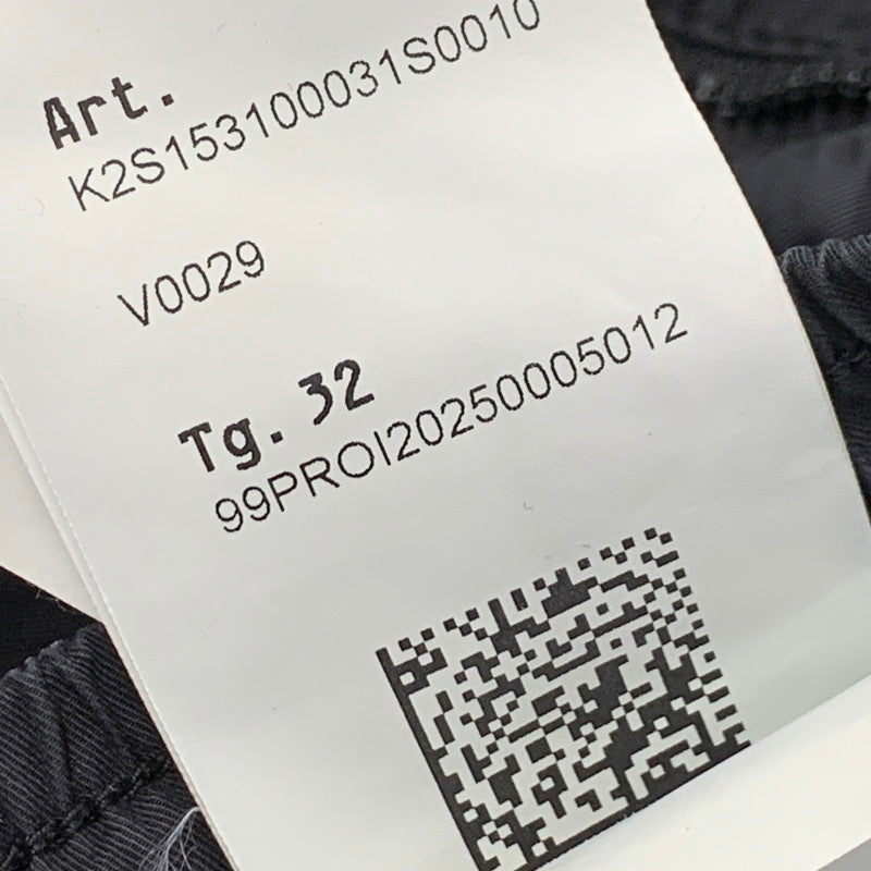 【中古品】【メンズ】 K2S153100031S0010 国内正規 GARMENT-DYED TAPERED CARGO JOGGER PANTS ガーメントダイド テーパード カーゴ ジョガーパンツ ズボン ボトムス 152-260221-ya-07-izu サイズ：W32 カラー：BLACK 万代Net店