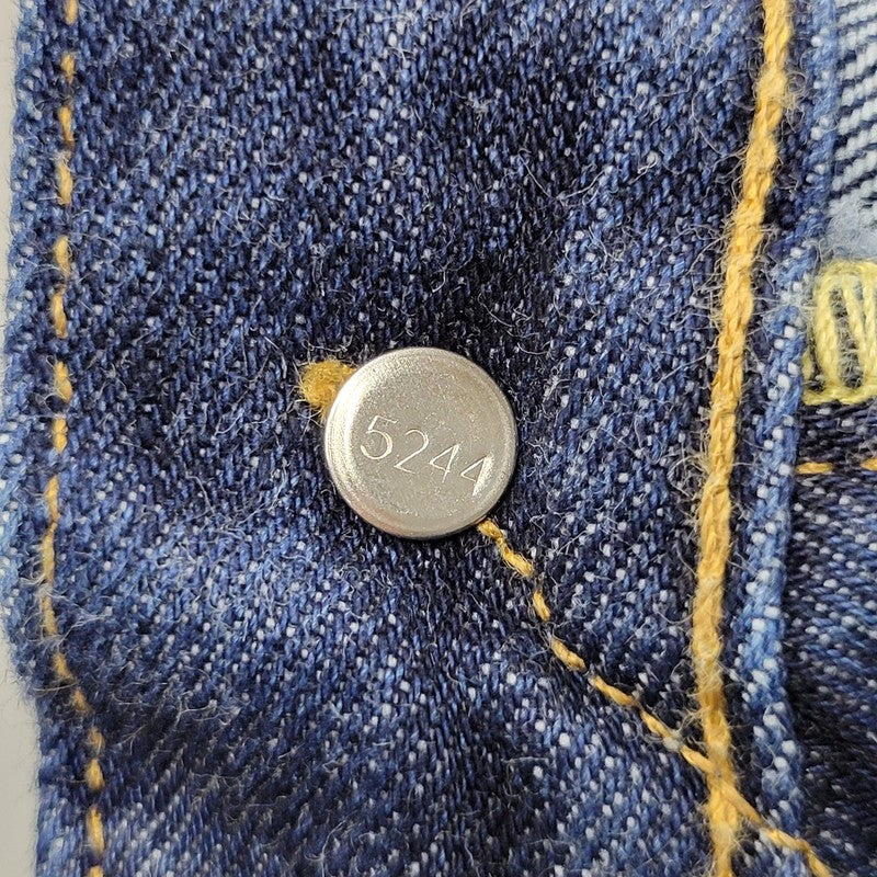 【中古品】【メンズ】 LEVI'S PREMIUM リーバイス プレミアム PC9-00505-1524 刻印5244 BIGE 505 DENIM PANTS ビッグE デニム パンツ 158-260222-kh-02-izu サイズ：32×34 カラー：インディゴ 万代Net店