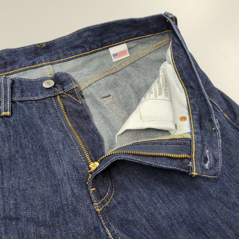 【中古品】【メンズ】 LEVI'S PREMIUM リーバイス プレミアム PC9-00505-1524 刻印5244 BIGE 505 DENIM PANTS ビッグE デニム パンツ 158-260222-kh-02-izu サイズ：32×34 カラー：インディゴ 万代Net店