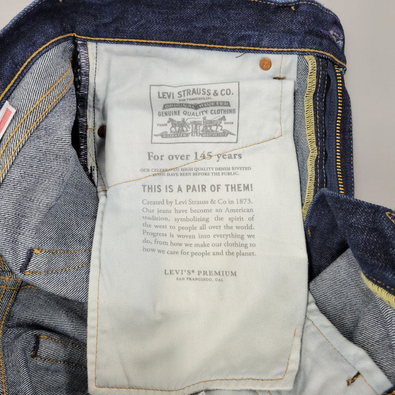 【中古品】【メンズ】 LEVI'S PREMIUM リーバイス プレミアム PC9-00505-1524 刻印5244 BIGE 505 DENIM PANTS ビッグE デニム パンツ 158-260222-kh-02-izu サイズ：32×34 カラー：インディゴ 万代Net店