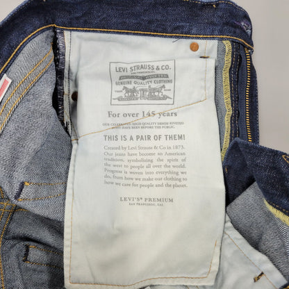 【中古品】【メンズ】 LEVI'S PREMIUM リーバイス プレミアム PC9-00505-1524 刻印5244 BIGE 505 DENIM PANTS ビッグE デニム パンツ 158-260222-kh-02-izu サイズ：32×34 カラー：インディゴ 万代Net店
