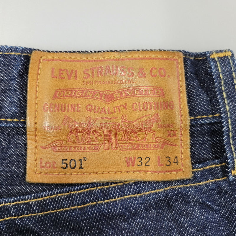 【中古品】【メンズ】 LEVI'S PREMIUM リーバイス プレミアム PC9-00501-2546 刻印5115 BIGE 501XX DENIM PANTS ビッグE デニム パンツ 158-260222-kh-03-izu サイズ：32×34 カラー：インディゴ 万代Net店