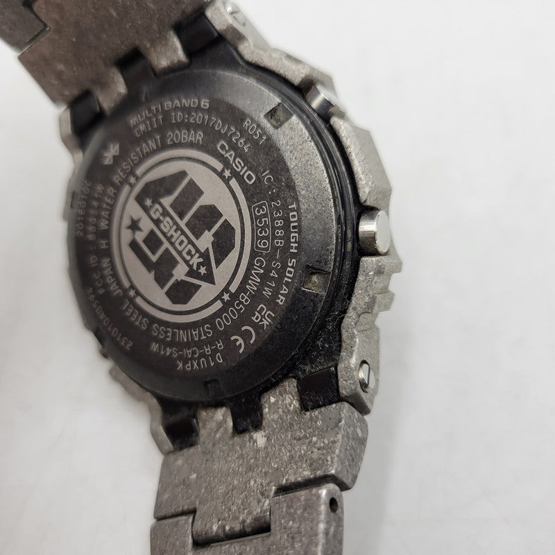 【中古品】【メンズ/レディース】 GMW-B5000PS-1JR 40TH ANNIVERSARY RECRYSTALLIZED 5000 SERIES FULL METAL TOUGH SOLAR WATCH フルメタルタッチソーラーウォッチ 時計 196-260222-tt-03-izu サイズ：49.3 × 43.2 × 13 mm カラー：グレー 万代Net店
