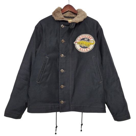 【中古品】【メンズ】 TOYS MCCOY トイズマッコイ GASOLINE ALLEY N-1 DECK JACKET ガソリン アレイ デッキ ジャケット アウター 145-260222-kh-05-izu サイズ：M カラー：ブラック 万代Net店