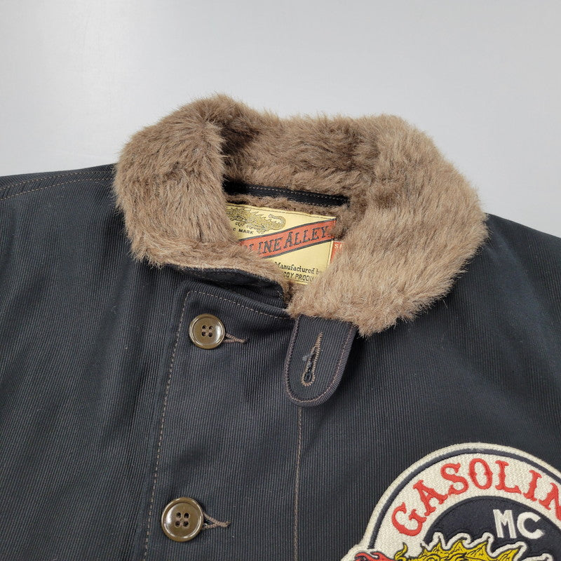 【中古品】【メンズ】 TOYS MCCOY トイズマッコイ GASOLINE ALLEY N-1 DECK JACKET ガソリン アレイ デッキ ジャケット アウター 145-260222-kh-05-izu サイズ：M カラー：ブラック 万代Net店