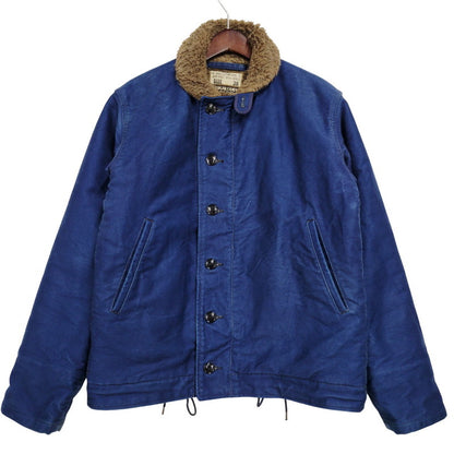【中古品】【メンズ】 × BUZZ RICKSON'S バズリクソンズ N-1 DECK JACKET SC13425 デッキジャケット 50TH記念 アウター 145-260222-as-04-izu サイズ：38 カラー：インディゴ 万代Net店
