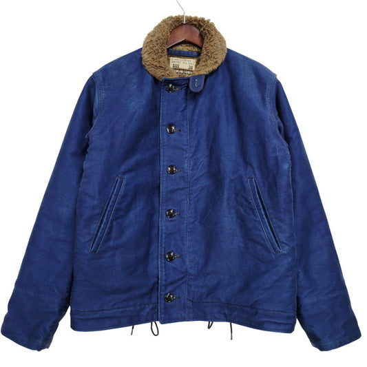 【中古品】【メンズ】 × BUZZ RICKSON'S バズリクソンズ N-1 DECK JACKET SC13425 デッキジャケット 50TH記念 アウター 145-260222-as-04-izu サイズ：38 カラー：インディゴ 万代Net店