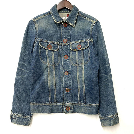 【中古品】【メンズ】 × GUILD PRIME ギルドプライム DENIM JACKET LS0011 デニムジャケット アウター 147-260228-as-10-izu サイズ：S カラー：インディゴ 万代Net店