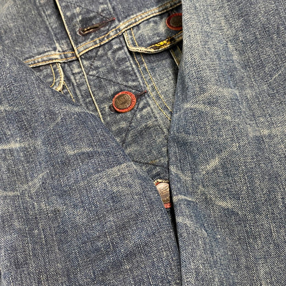 【中古品】【メンズ】 × GUILD PRIME ギルドプライム DENIM JACKET LS0011 デニムジャケット アウター 147-260228-as-10-izu サイズ：S カラー：インディゴ 万代Net店