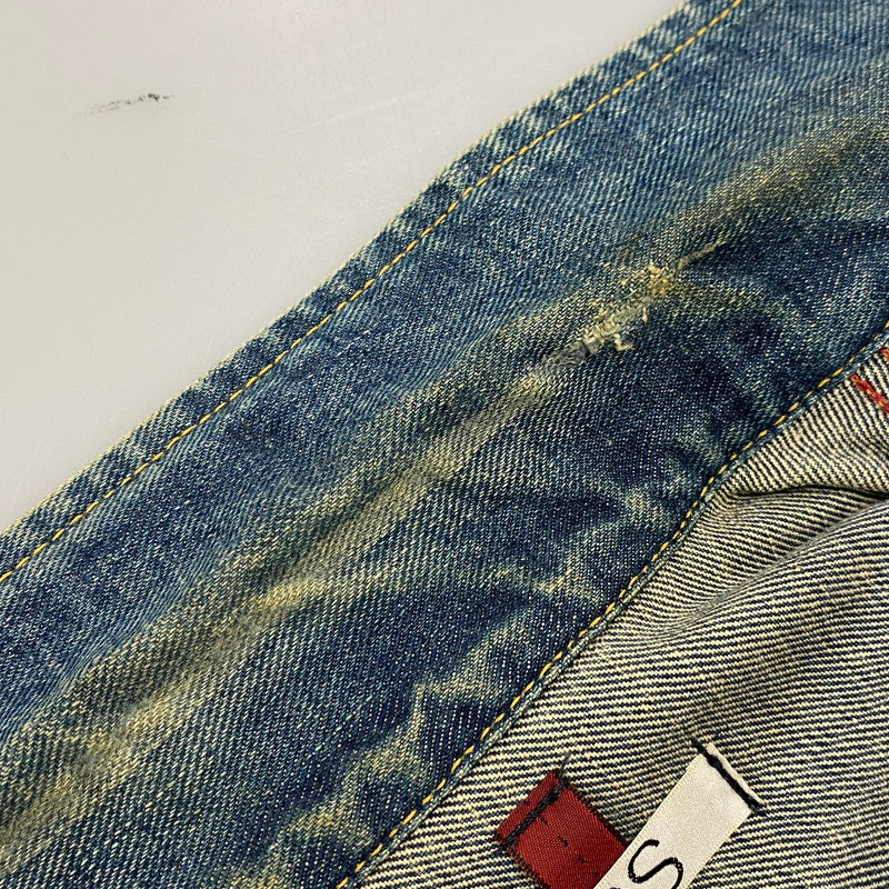 【中古品】【メンズ】 × GUILD PRIME ギルドプライム DENIM JACKET LS0011 デニムジャケット アウター 147-260228-as-10-izu サイズ：S カラー：インディゴ 万代Net店