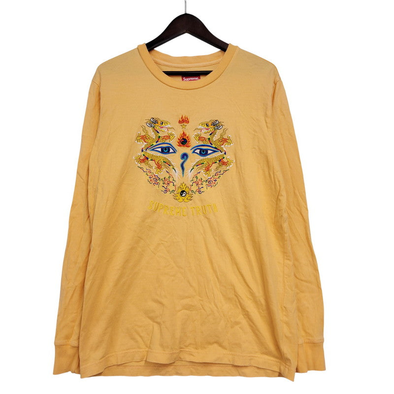 【中古品】【メンズ】 TRUTH L/S TEE ロングスリーブ Tシャツ 長袖 トップス 149-260222-as-01-izu サイズ：M カラー：オレンジ 万代Net店