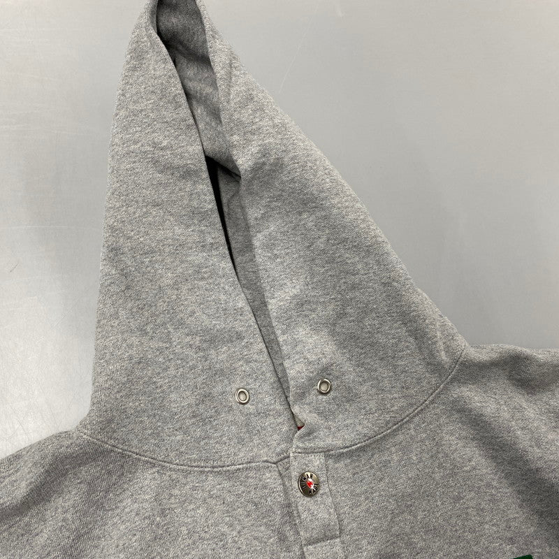 【中古品】【メンズ】 22AW SNAP HOODIE スナップ フーディー トップス 長袖 142-260225-cs-06-izu サイズ：XXL カラー：グレー 万代Net店
