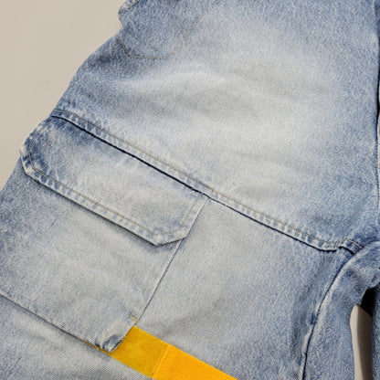 【中古品】【メンズ】 MARITHE FRANCOIS GIRBAUD マリテ フランソワ ジルボー SHUTTLE HALF PANTS シャトル ハーフパンツ ショートパンツ 157-260226-ya-03-izu サイズ：38 カラー：インディゴ 万代Net店