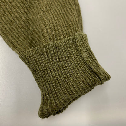【中古品】【メンズ】 FRONT BUTTON DOUBLE-ZIP WOOL KNIT フロント ボタン ダブルジップ ウール ニット トップス 長袖 142-260225-cs-09-izu サイズ：XL カラー：カーキ 万代Net店