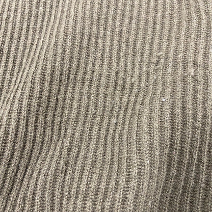 【中古品】【メンズ】 FRONT BUTTON DOUBLE-ZIP WOOL KNIT フロント ボタン ダブルジップ ウール ニット トップス 長袖 142-260225-cs-09-izu サイズ：XL カラー：カーキ 万代Net店