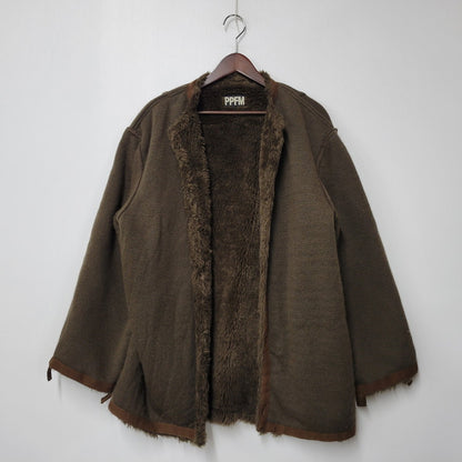 【中古品】【メンズ】 PPFM ピーピーエフエム 35-05MW02A 00S BOA LINER DENIM FISHTAIL JACKET ボア ライナー デニム フィッシュテール ジャケット アウター 146-260226-ya-01-izu サイズ：M カラー：インディゴ 万代Net店