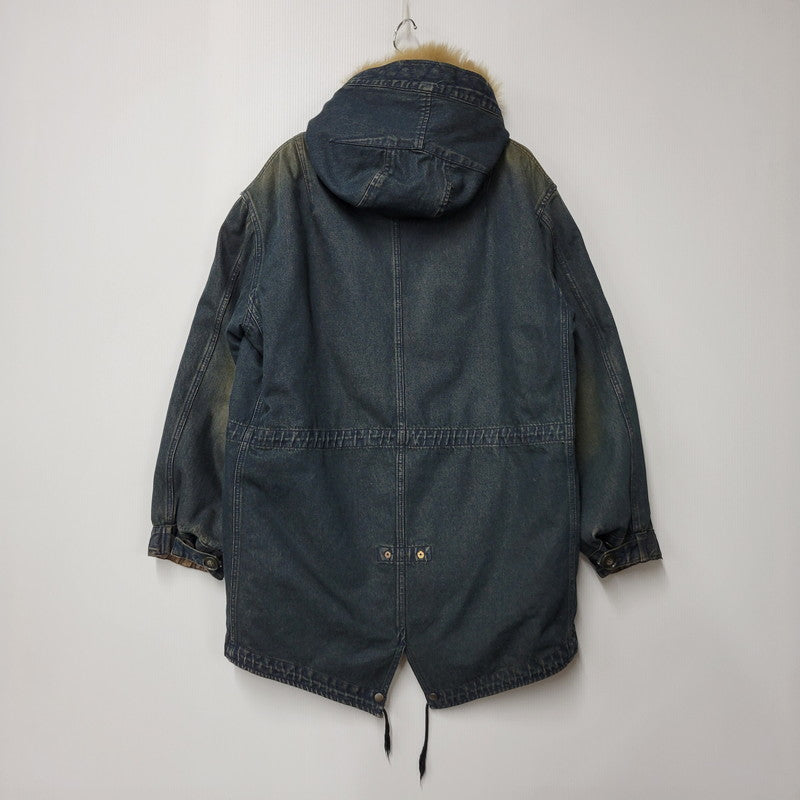【中古品】【メンズ】 PPFM ピーピーエフエム 35-05MW02A 00S BOA LINER DENIM FISHTAIL JACKET ボア ライナー デニム フィッシュテール ジャケット アウター 146-260226-ya-01-izu サイズ：M カラー：インディゴ 万代Net店