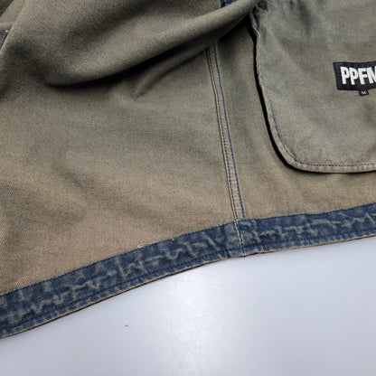 【中古品】【メンズ】 PPFM ピーピーエフエム 35-05MW02A 00S BOA LINER DENIM FISHTAIL JACKET ボア ライナー デニム フィッシュテール ジャケット アウター 146-260226-ya-01-izu サイズ：M カラー：インディゴ 万代Net店