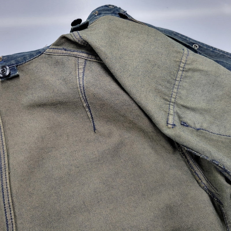 【中古品】【メンズ】 PPFM ピーピーエフエム 35-05MW02A 00S BOA LINER DENIM FISHTAIL JACKET ボア ライナー デニム フィッシュテール ジャケット アウター 146-260226-ya-01-izu サイズ：M カラー：インディゴ 万代Net店
