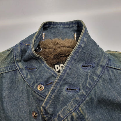 【中古品】【メンズ】 PPFM ピーピーエフエム 35-05MW02A 00S BOA LINER DENIM FISHTAIL JACKET ボア ライナー デニム フィッシュテール ジャケット アウター 146-260226-ya-01-izu サイズ：M カラー：インディゴ 万代Net店