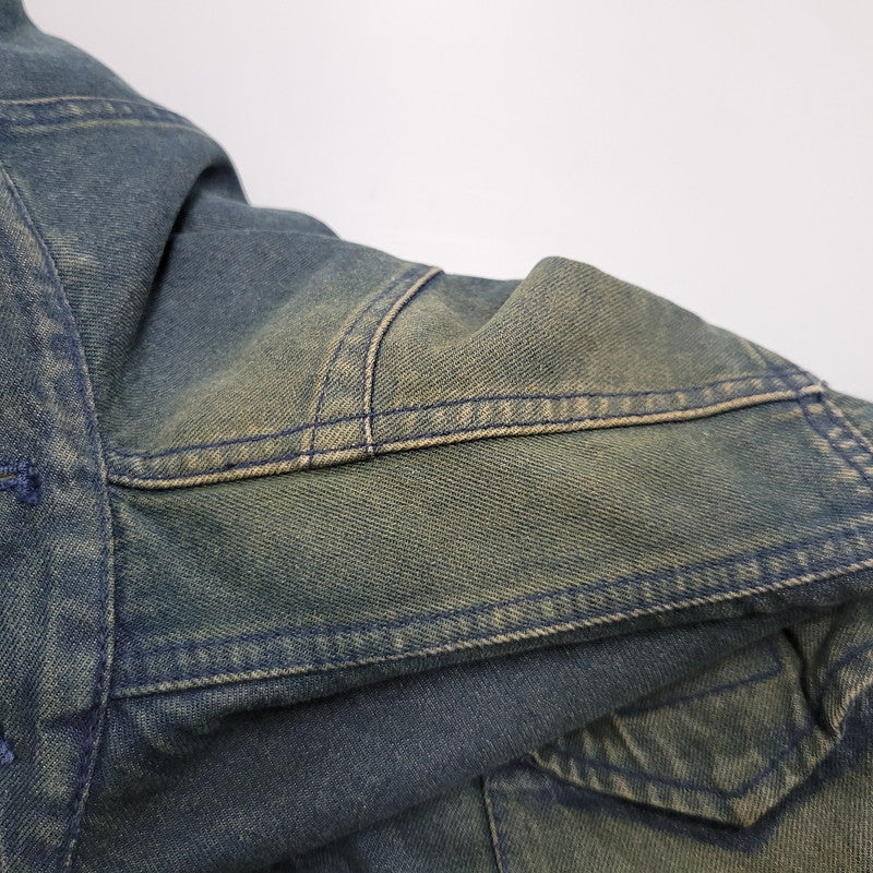 【中古品】【メンズ】 PPFM ピーピーエフエム 35-05MW02A 00S BOA LINER DENIM FISHTAIL JACKET ボア ライナー デニム フィッシュテール ジャケット アウター 146-260226-ya-01-izu サイズ：M カラー：インディゴ 万代Net店