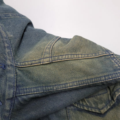 【中古品】【メンズ】 PPFM ピーピーエフエム 35-05MW02A 00S BOA LINER DENIM FISHTAIL JACKET ボア ライナー デニム フィッシュテール ジャケット アウター 146-260226-ya-01-izu サイズ：M カラー：インディゴ 万代Net店