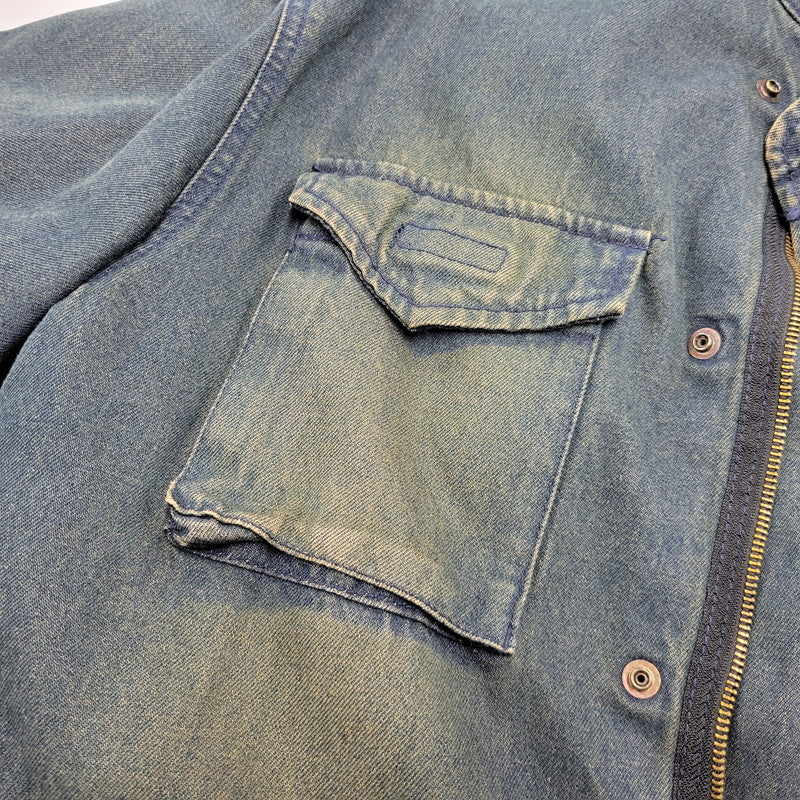 【中古品】【メンズ】 PPFM ピーピーエフエム 35-05MW02A 00S BOA LINER DENIM FISHTAIL JACKET ボア ライナー デニム フィッシュテール ジャケット アウター 146-260226-ya-01-izu サイズ：M カラー：インディゴ 万代Net店