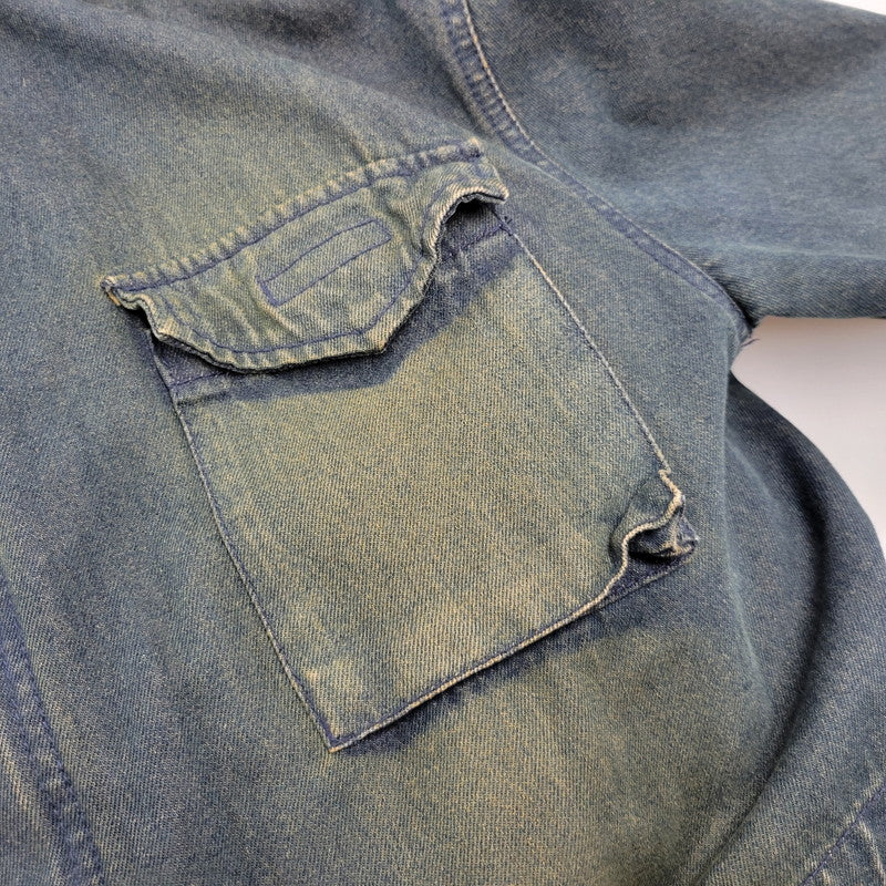 【中古品】【メンズ】 PPFM ピーピーエフエム 35-05MW02A 00S BOA LINER DENIM FISHTAIL JACKET ボア ライナー デニム フィッシュテール ジャケット アウター 146-260226-ya-01-izu サイズ：M カラー：インディゴ 万代Net店