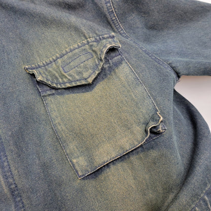 【中古品】【メンズ】 PPFM ピーピーエフエム 35-05MW02A 00S BOA LINER DENIM FISHTAIL JACKET ボア ライナー デニム フィッシュテール ジャケット アウター 146-260226-ya-01-izu サイズ：M カラー：インディゴ 万代Net店
