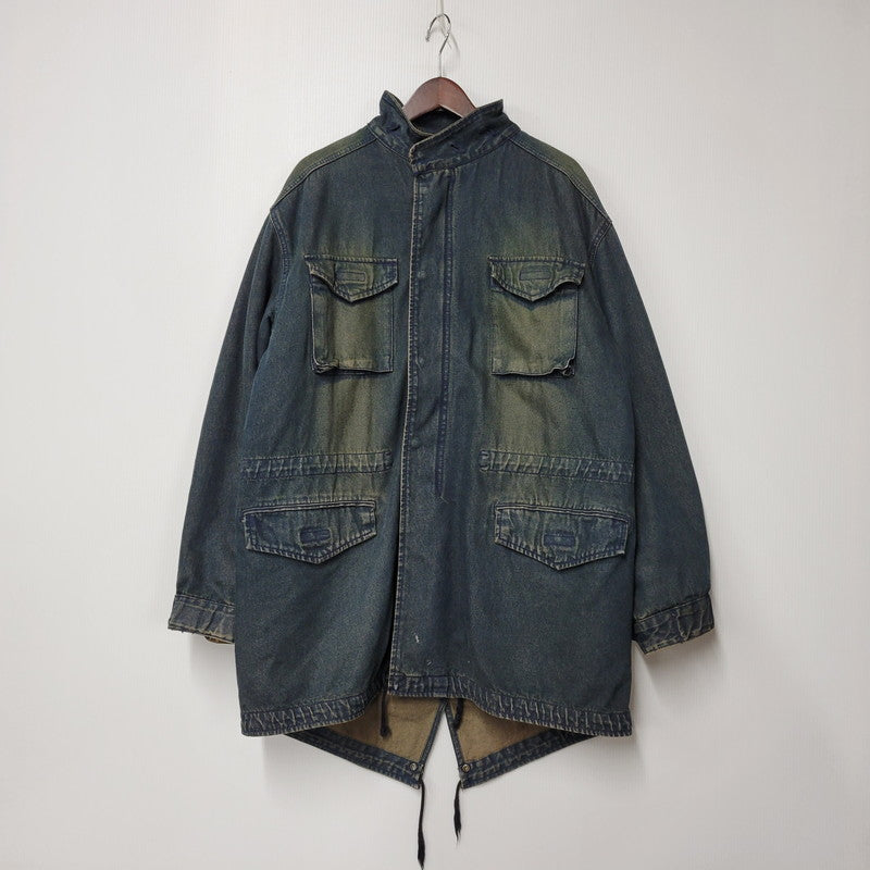 【中古品】【メンズ】 PPFM ピーピーエフエム 35-05MW02A 00S BOA LINER DENIM FISHTAIL JACKET ボア ライナー デニム フィッシュテール ジャケット アウター 146-260226-ya-01-izu サイズ：M カラー：インディゴ 万代Net店