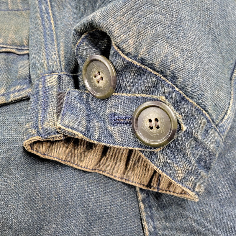 【中古品】【メンズ】 PPFM ピーピーエフエム 35-05MW02A 00S BOA LINER DENIM FISHTAIL JACKET ボア ライナー デニム フィッシュテール ジャケット アウター 146-260226-ya-01-izu サイズ：M カラー：インディゴ 万代Net店