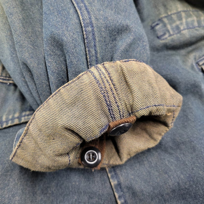 【中古品】【メンズ】 PPFM ピーピーエフエム 35-05MW02A 00S BOA LINER DENIM FISHTAIL JACKET ボア ライナー デニム フィッシュテール ジャケット アウター 146-260226-ya-01-izu サイズ：M カラー：インディゴ 万代Net店