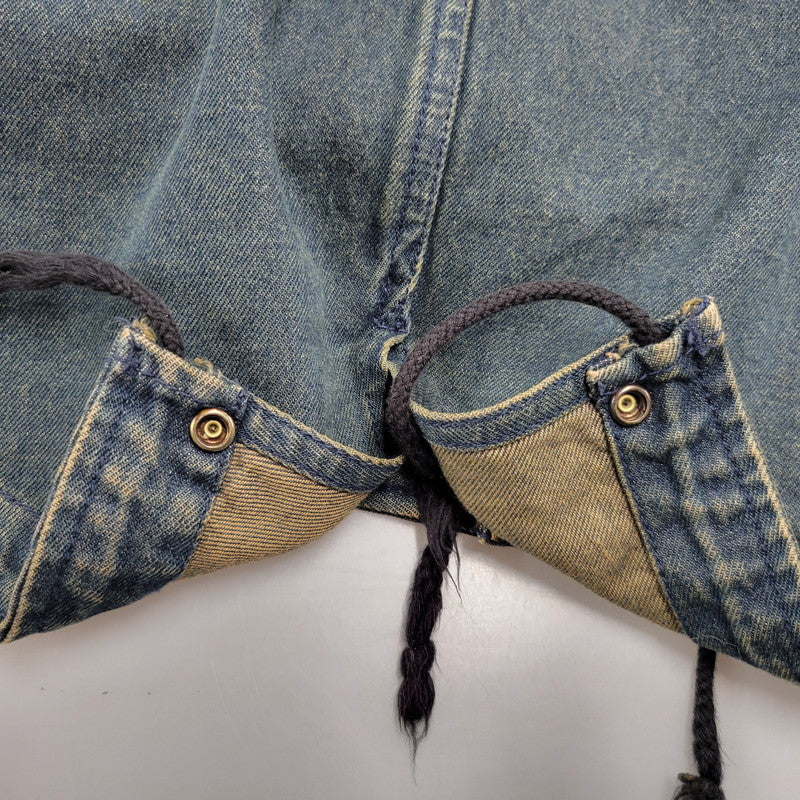 【中古品】【メンズ】 PPFM ピーピーエフエム 35-05MW02A 00S BOA LINER DENIM FISHTAIL JACKET ボア ライナー デニム フィッシュテール ジャケット アウター 146-260226-ya-01-izu サイズ：M カラー：インディゴ 万代Net店