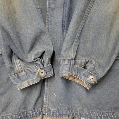 【中古品】【メンズ】 PPFM ピーピーエフエム 35-05MW02A 00S BOA LINER DENIM FISHTAIL JACKET ボア ライナー デニム フィッシュテール ジャケット アウター 146-260226-ya-01-izu サイズ：M カラー：インディゴ 万代Net店