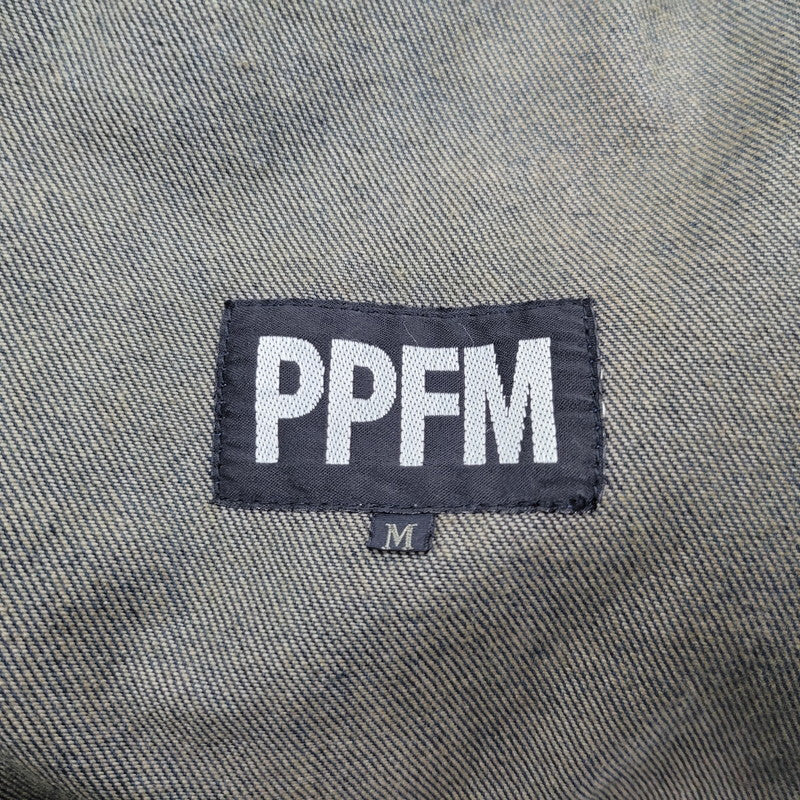 【中古品】【メンズ】 PPFM ピーピーエフエム 35-05MW02A 00S BOA LINER DENIM FISHTAIL JACKET ボア ライナー デニム フィッシュテール ジャケット アウター 146-260226-ya-01-izu サイズ：M カラー：インディゴ 万代Net店