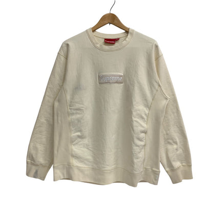 【現状渡し品】【メンズ】 18FW BOX LOGO CREWNECK SWEATSHIRT ボックスロゴ クルーネック スウェットシャツ トップス 149-260225-yn-03-izu サイズ：XL カラー：アイボリー 万代Net店