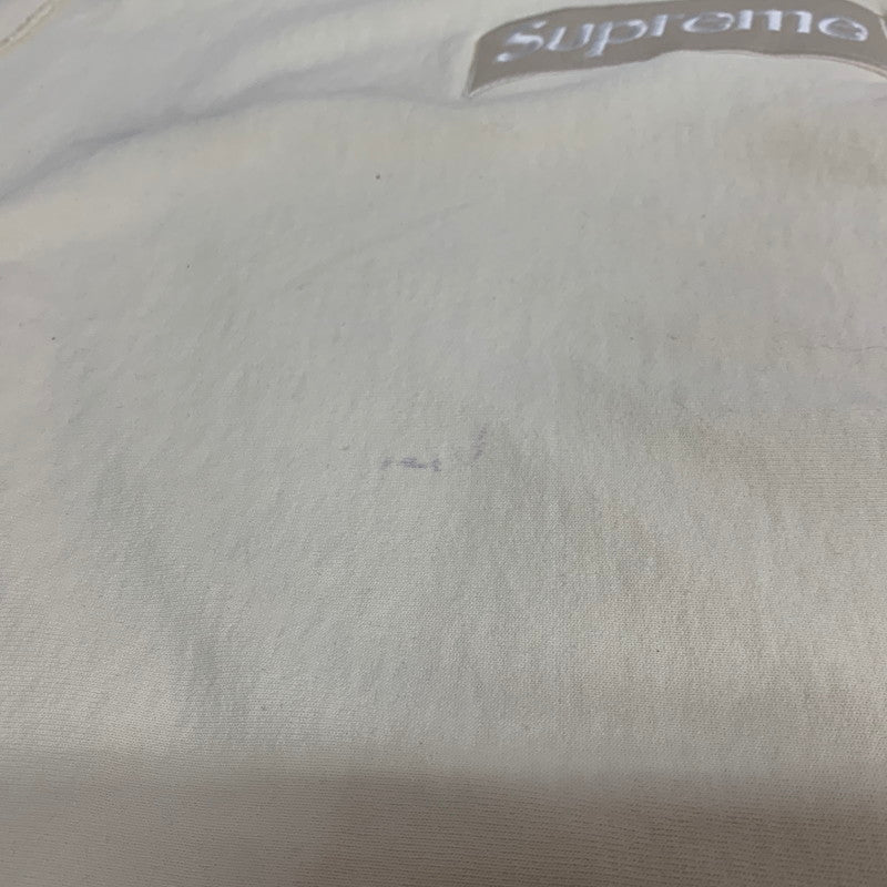 【現状渡し品】【メンズ】 18FW BOX LOGO CREWNECK SWEATSHIRT ボックスロゴ クルーネック スウェットシャツ トップス 149-260225-yn-03-izu サイズ：XL カラー：アイボリー 万代Net店